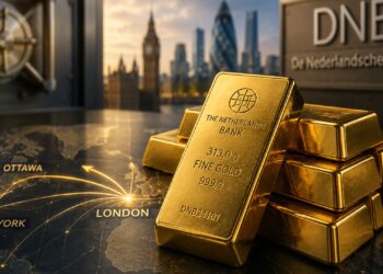 Dutch central bank moves 86 tonnes of gold from U.S., Canada to London