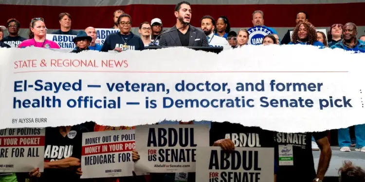 Abdul El-Sayed dubbed ‘veteran’ by Soros-linked propaganda newspaper distributed in Michigan