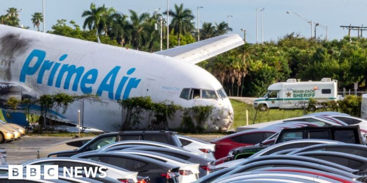 Investigators begin work on why cargo plane overran Miami runway