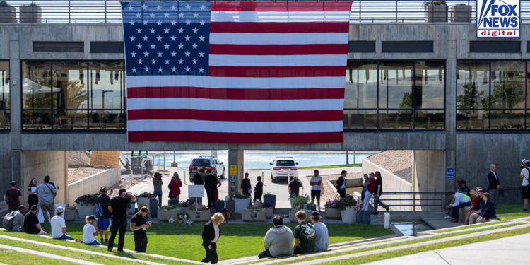 Charlie Kirk supporters return to site of assassination 1 year later: ‘We are still standing’