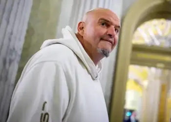 Fetterman plays political maverick, but his voting record tells another story