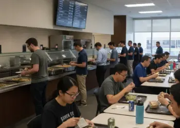 Stock Options Over Salads: Inside Nvidia’s Frugal Food Culture